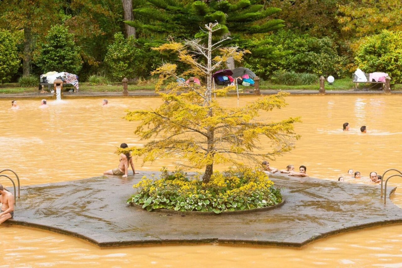 Thermal pool Furnas volcano